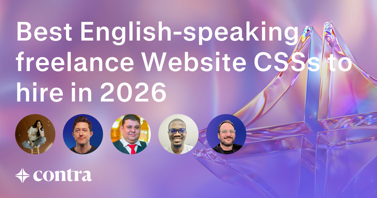 English-speaking Website CSS freelancers