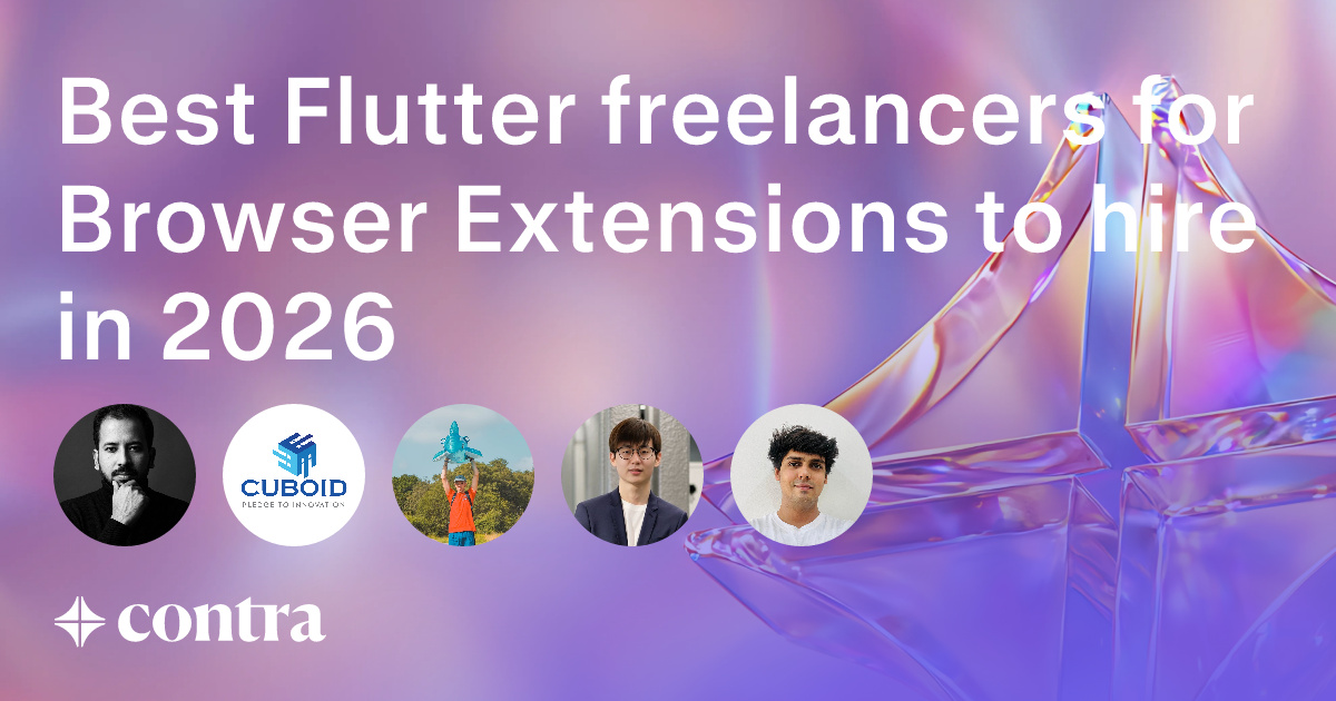 Flutter freelancers for Browser Extensions