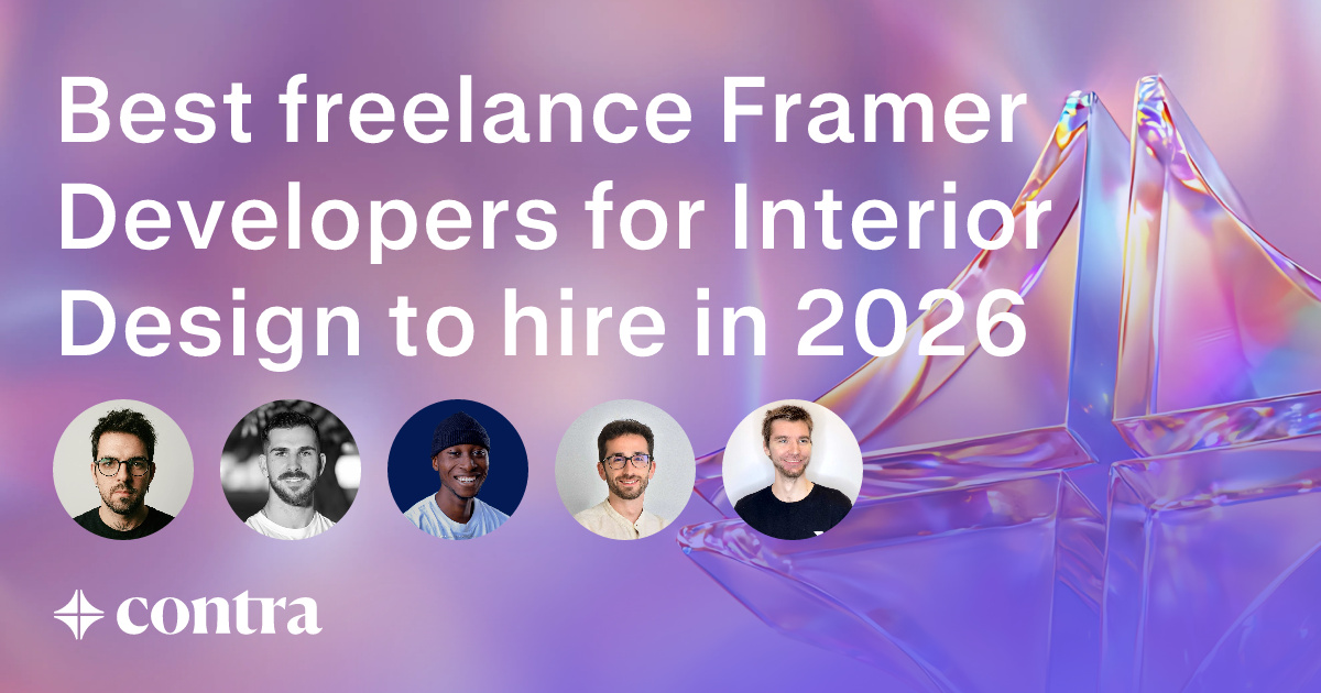Framer Website Development freelancers for Interior Design