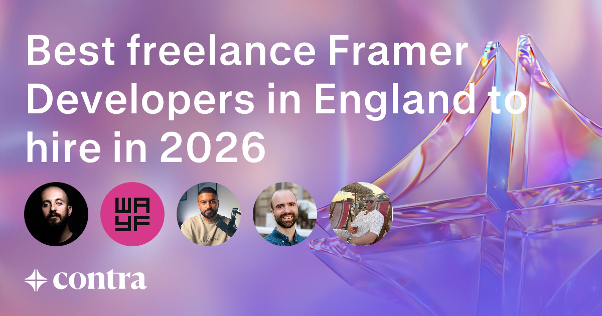 Framer Website Development freelancers in England