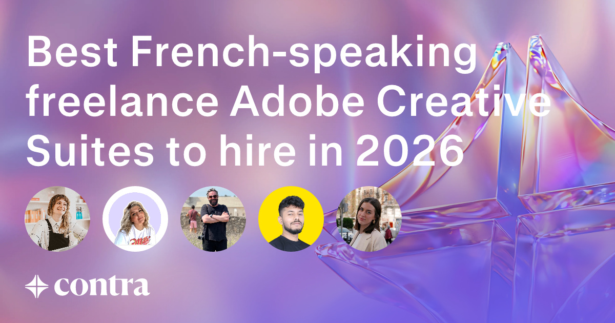 French-speaking Adobe Creative Suite freelancers