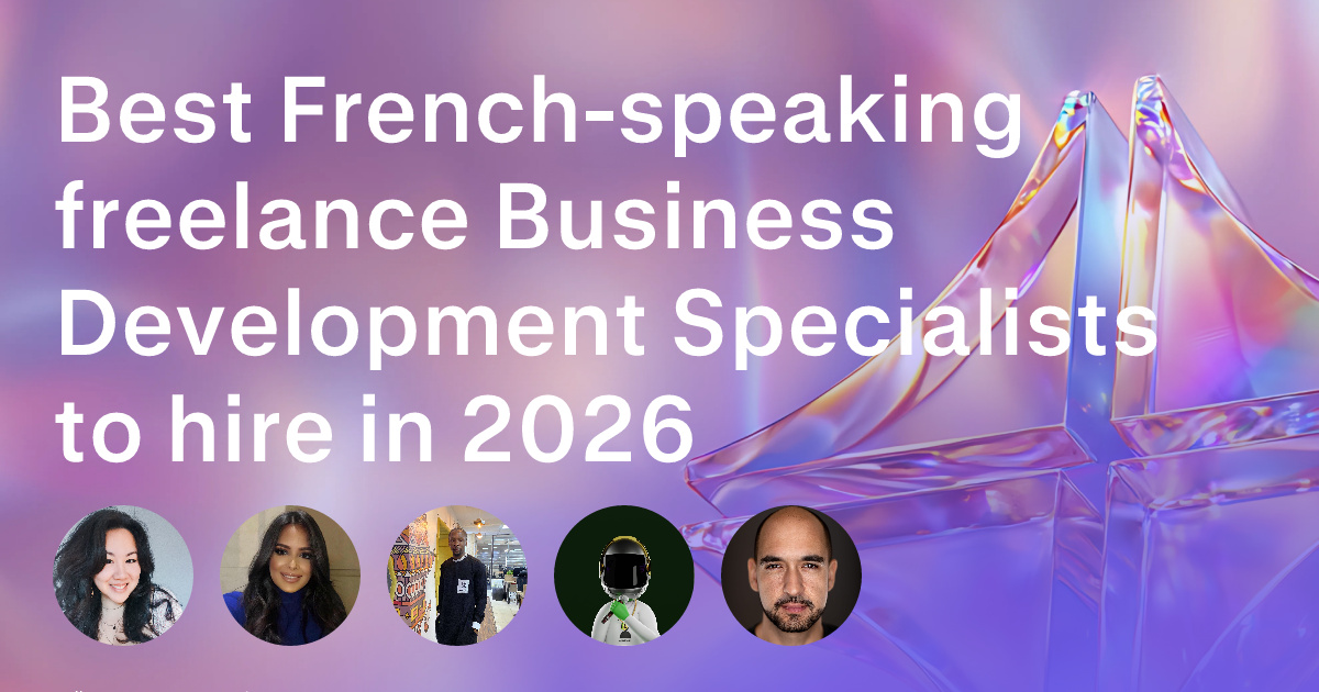 French-speaking Business Development freelancers