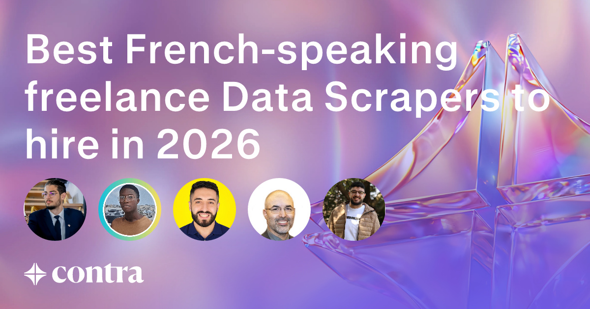 French-speaking Web Scraping freelancers