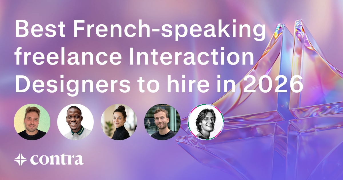 French-speaking Interaction Design freelancers