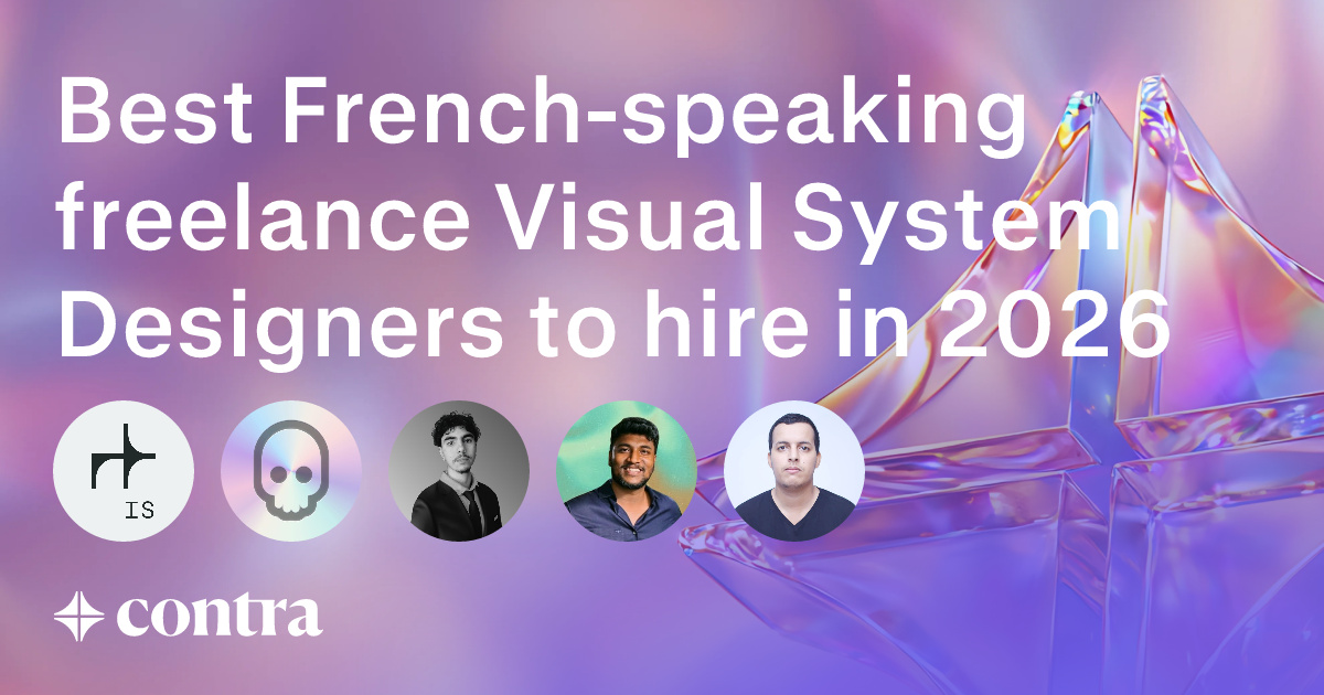 French-speaking Visual System Designer freelancers