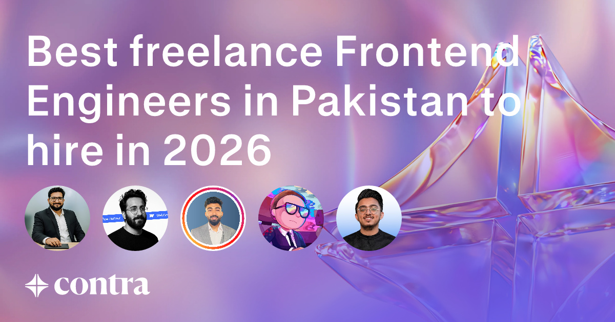 Frontend Development freelancers in Pakistan