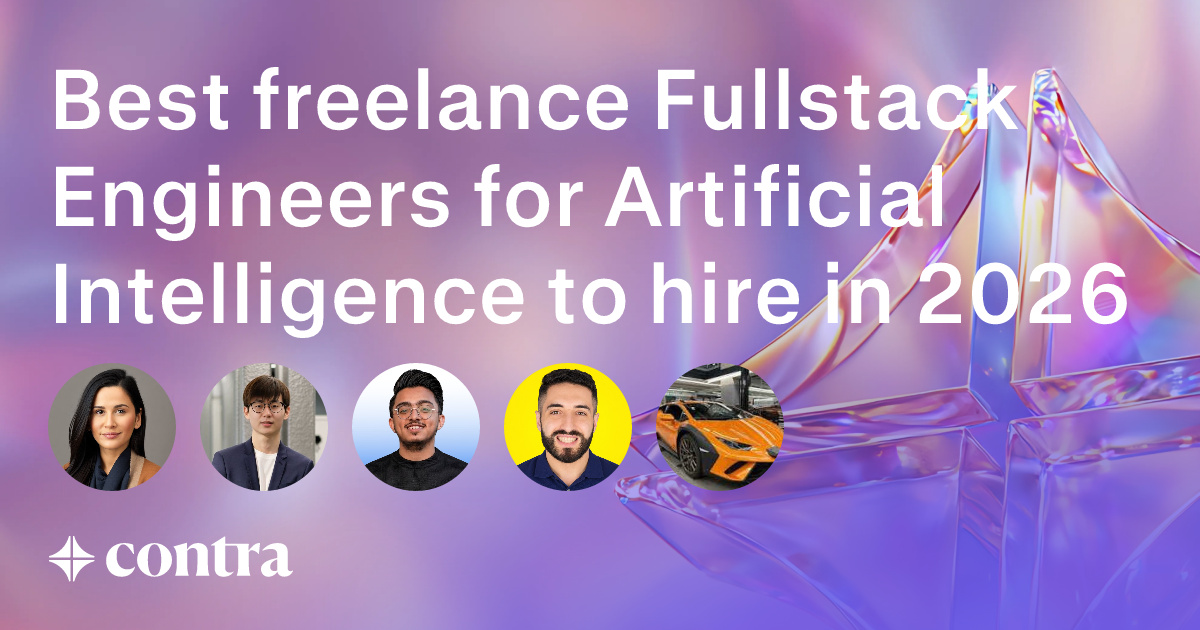 Full Stack Development freelancers for Artificial Intelligence