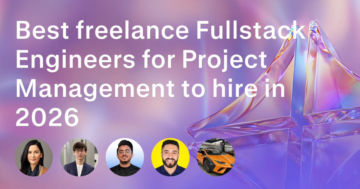 Full Stack Development freelancers for Project Management