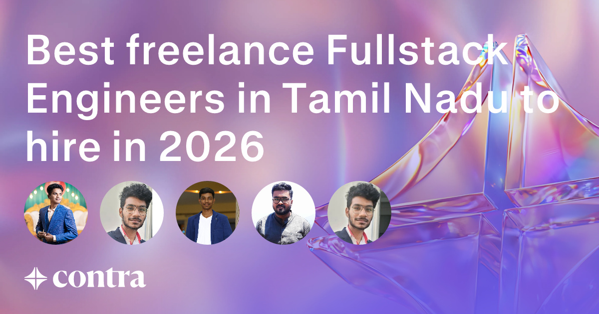 Full Stack Development freelancers in Tamil Nadu