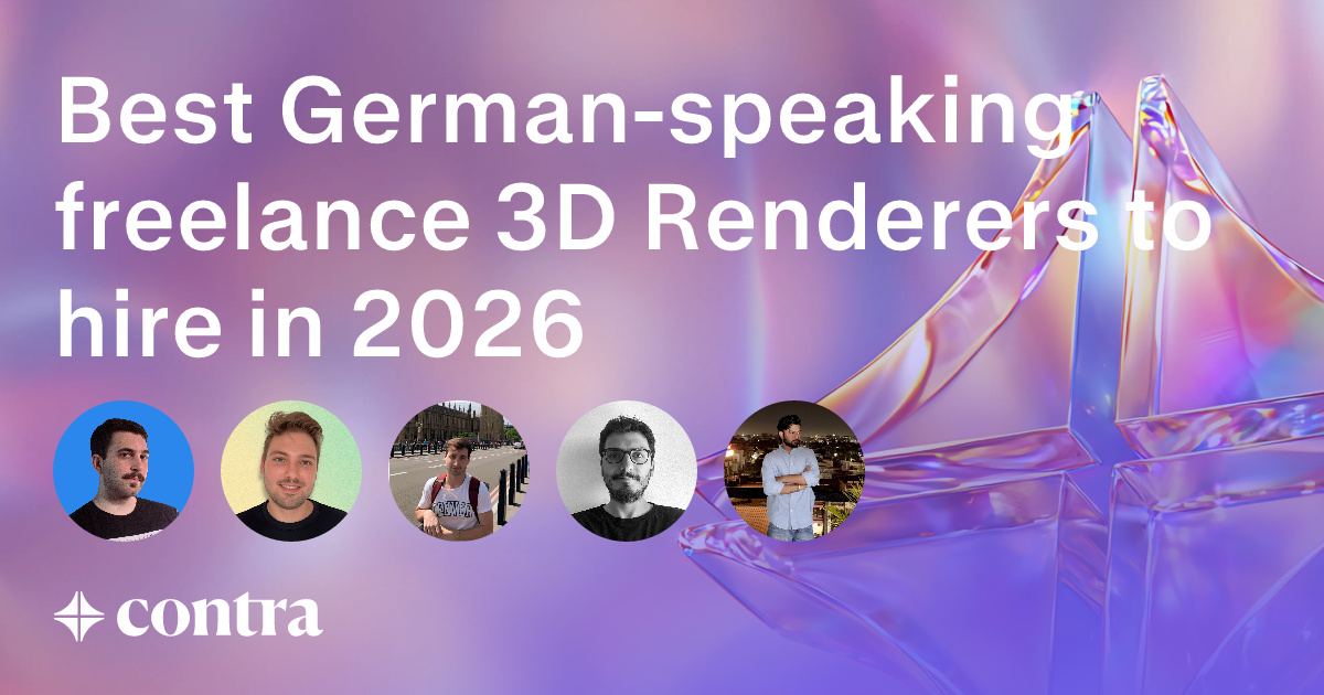 German-speaking 3D Rendering freelancers