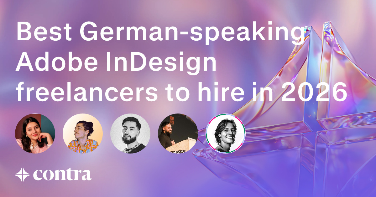 German-speaking Adobe InDesign freelancers