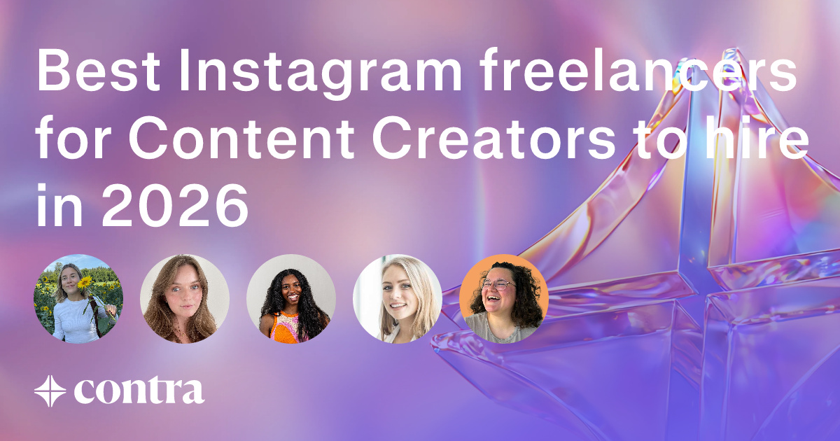 Instagram freelancers for Content Creators