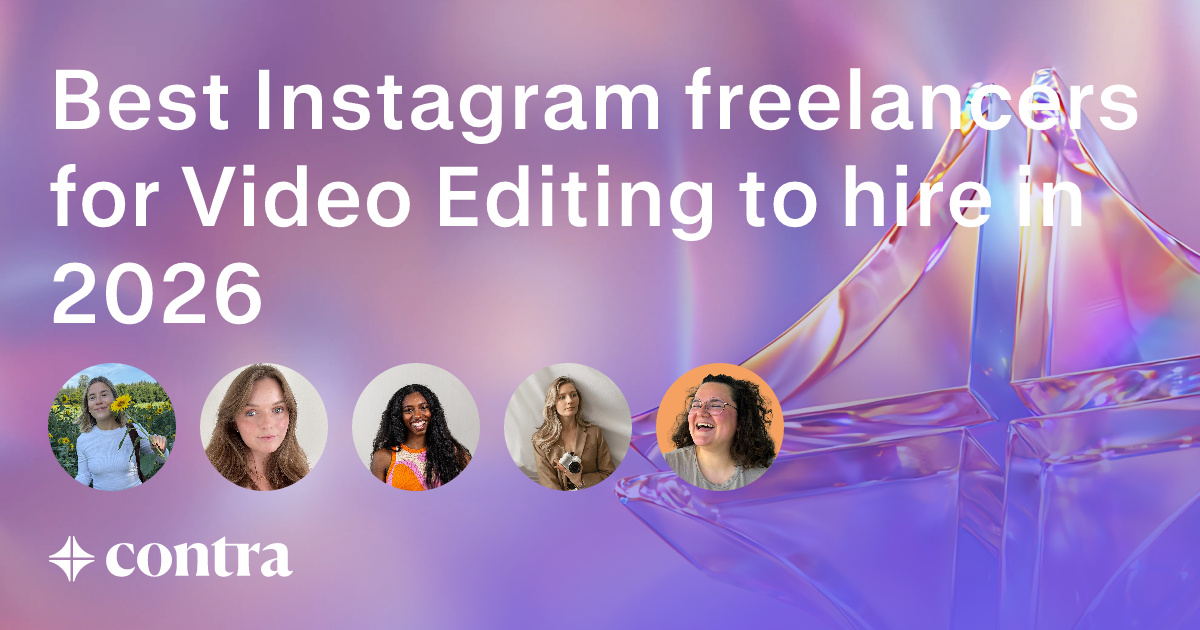 Instagram freelancers for Video Editing