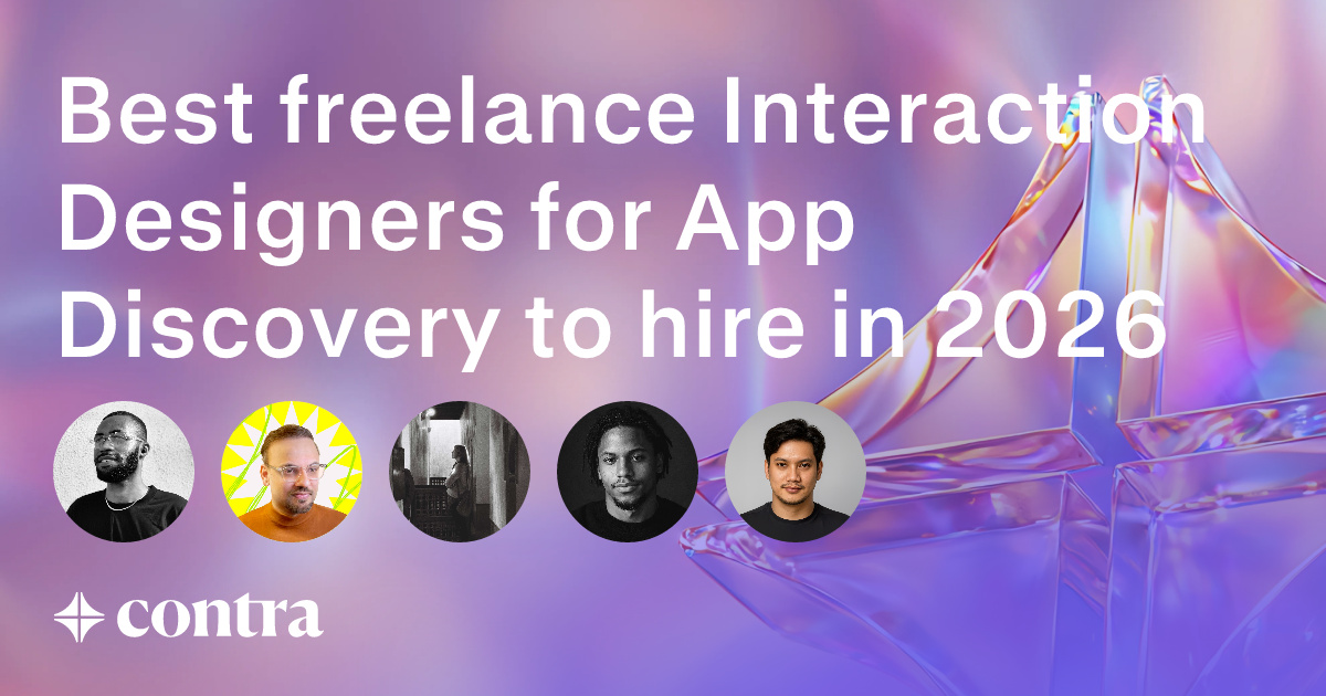 Interaction Design freelancers for App Discovery