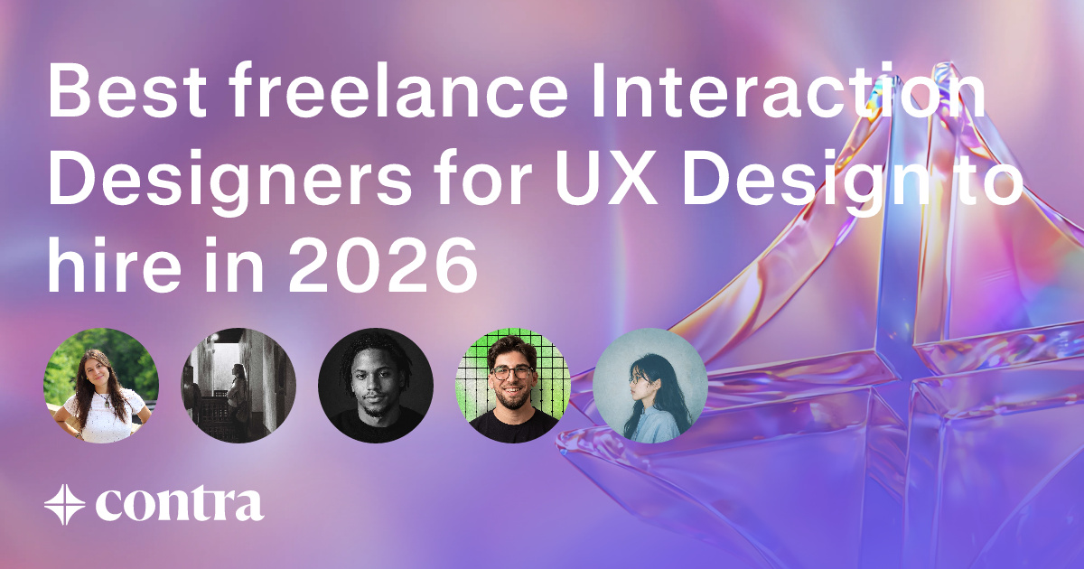 Interaction Design freelancers for UX Design