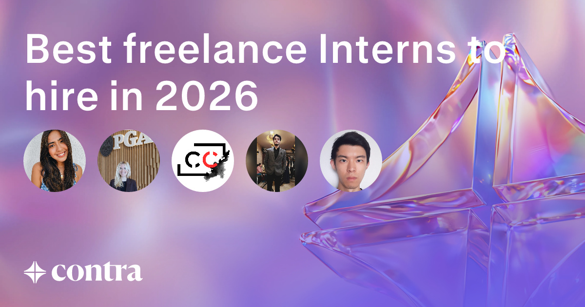 Internship freelancers