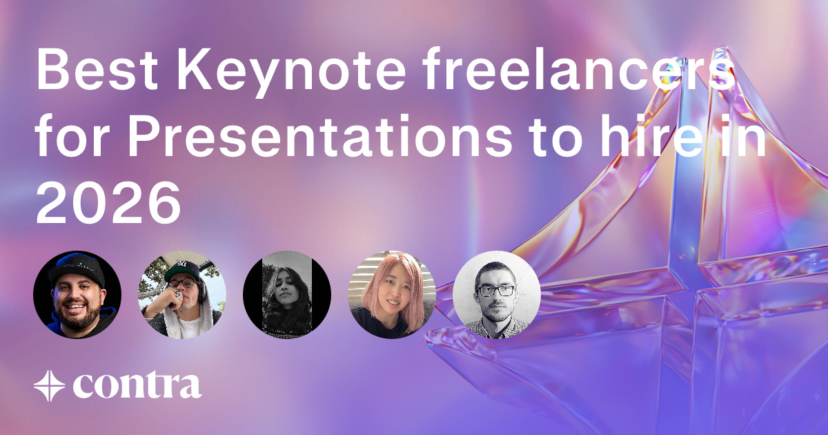Keynote freelancers for Presentations