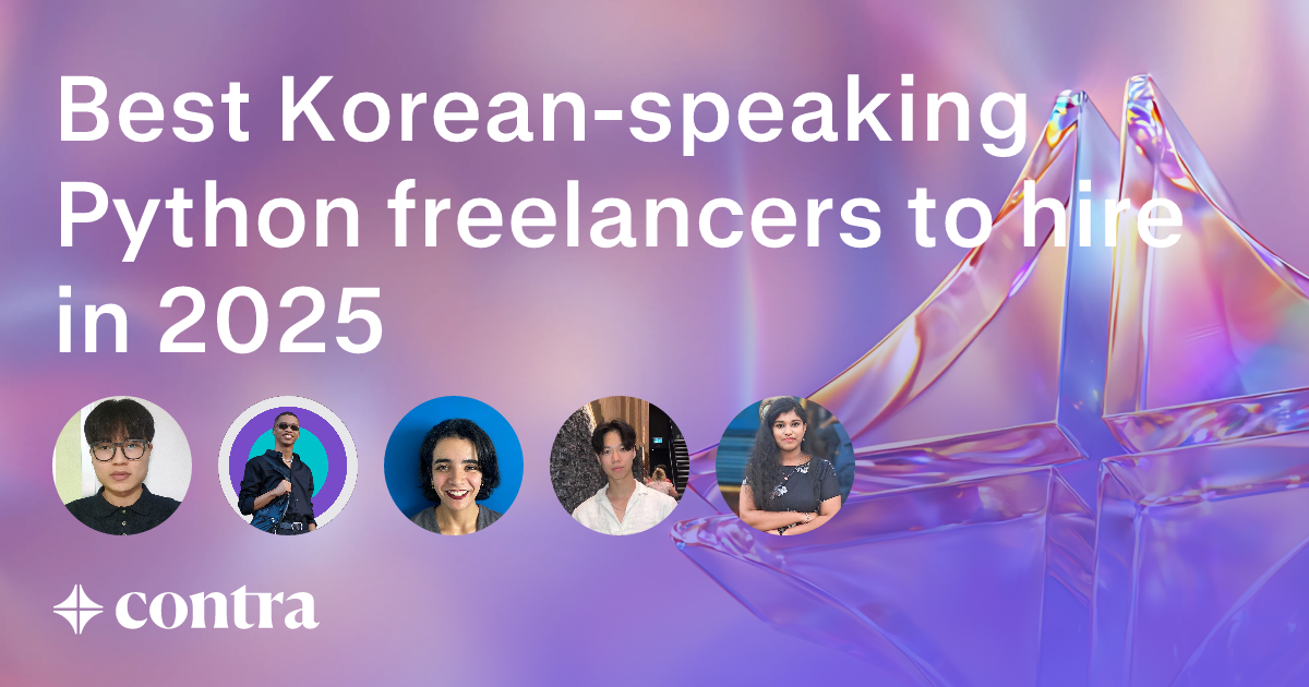 Best Korean-speaking Python freelancers to hire in 2025