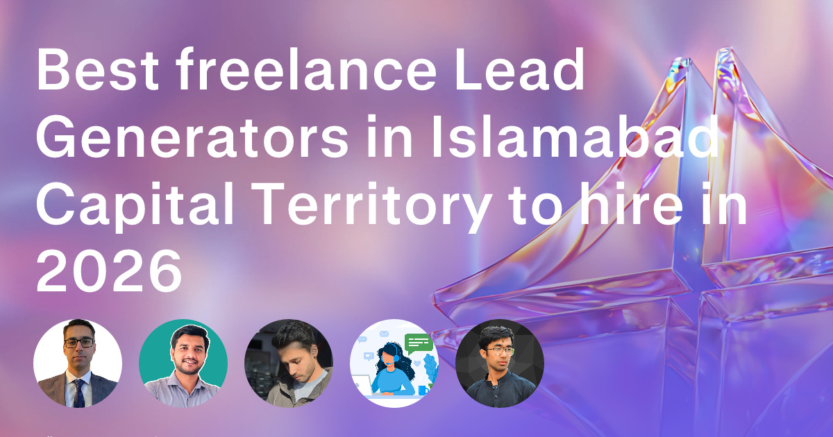 Lead Generation freelancers in Islamabad Capital Territory