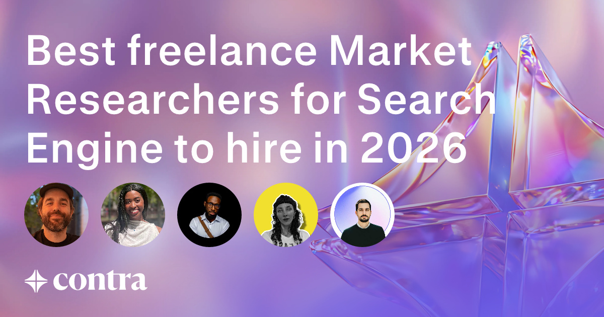 Market Research freelancers for Search Engine