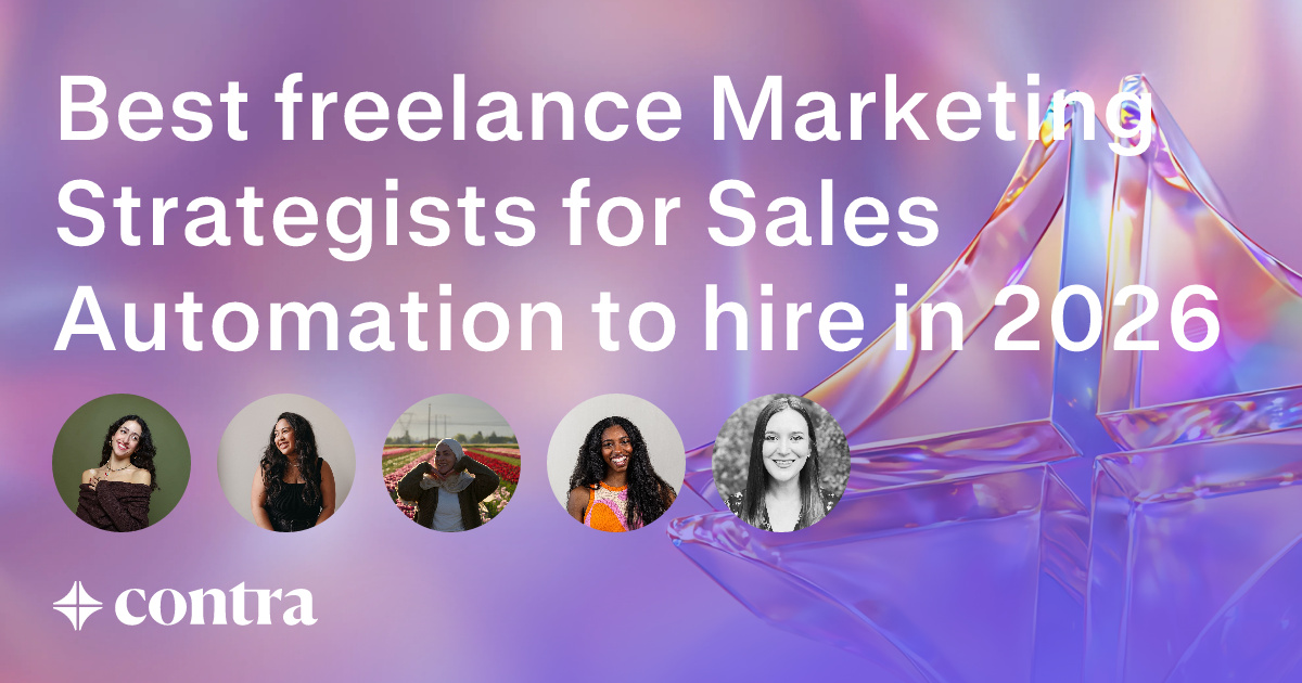 Marketing Strategy freelancers for Sales Automation