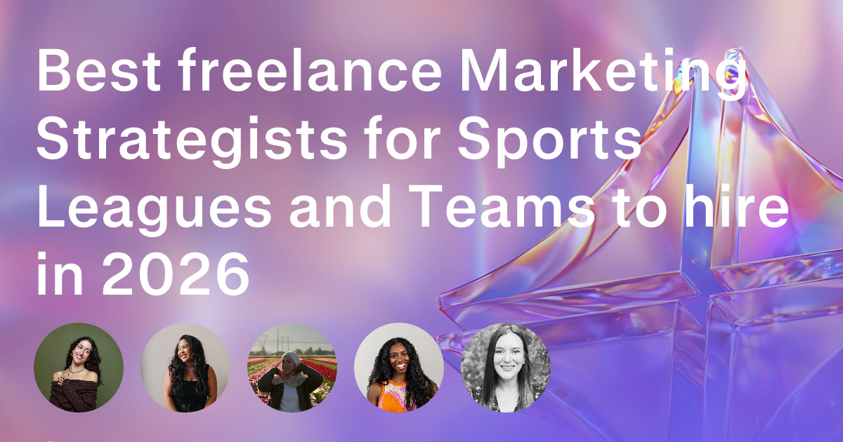 Marketing Strategy freelancers for Sports Leagues and Teams