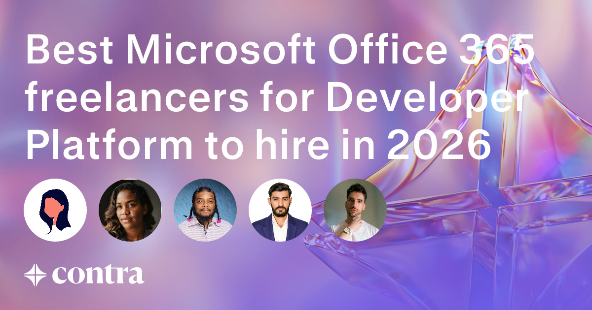 Microsoft Office 365 freelancers for Developer Platform