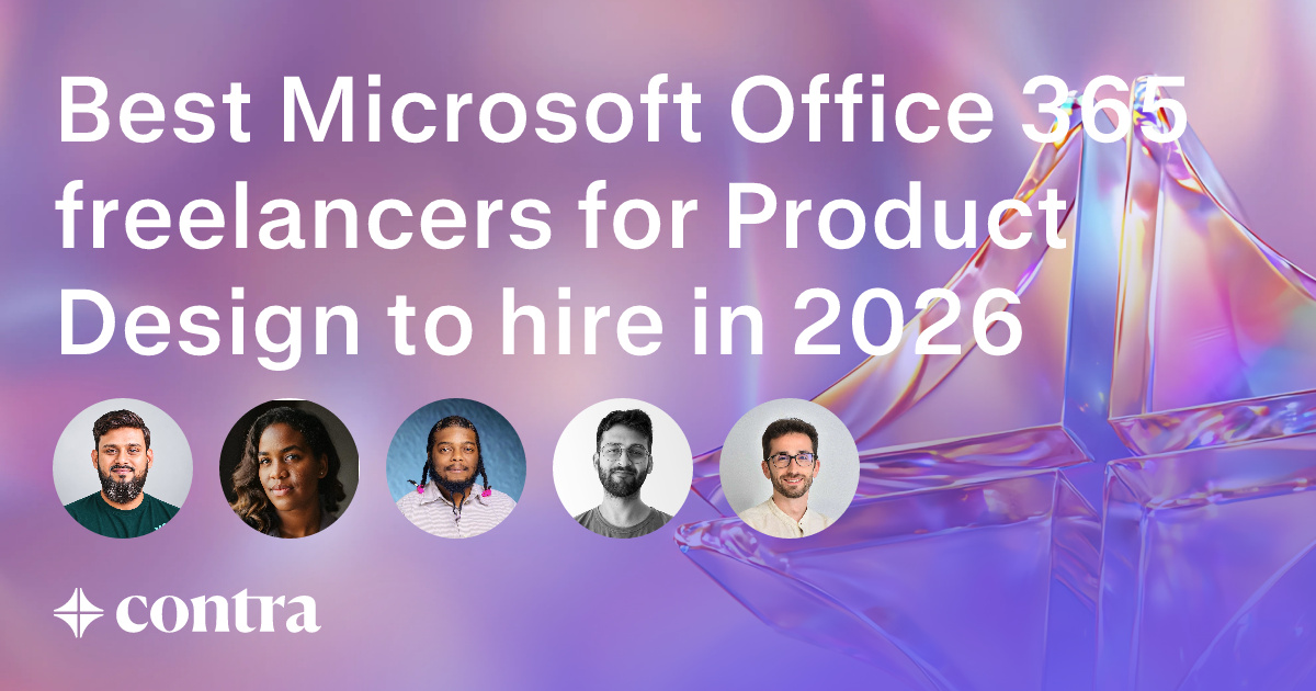 Microsoft Office 365 freelancers for Product Design