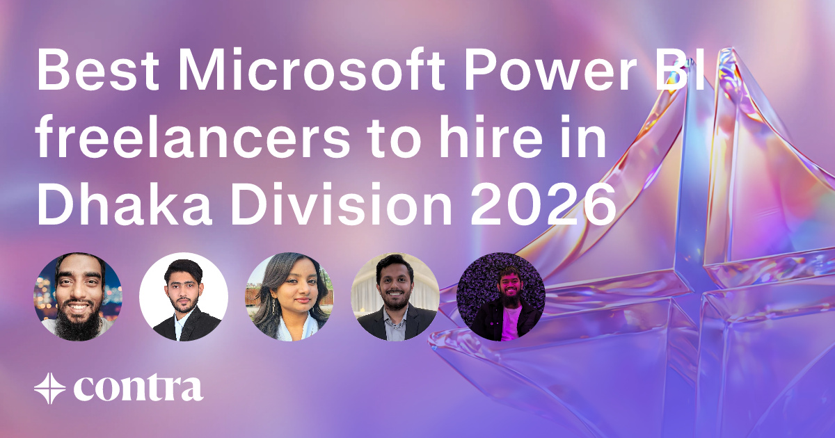 Microsoft Power BI freelancers in Dhaka Division