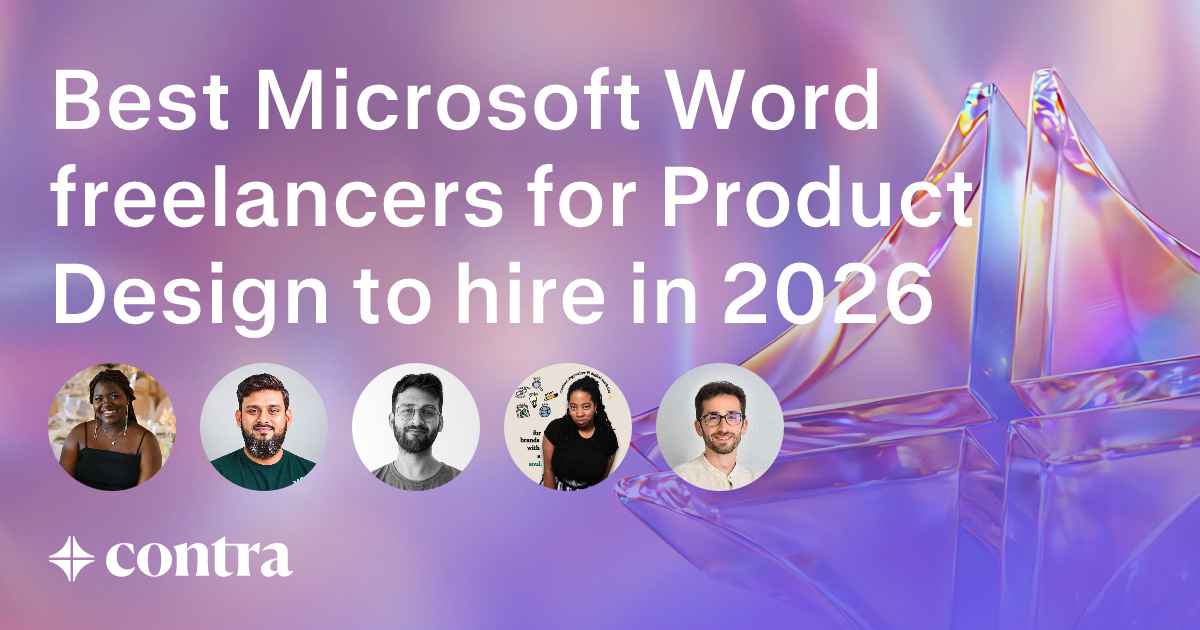 Microsoft Word freelancers for Product Design