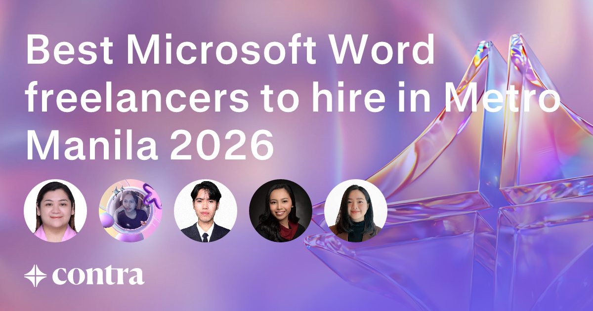 Microsoft Word freelancers in Metro Manila