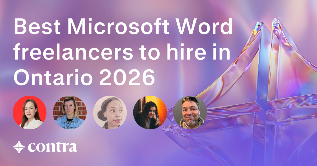 Microsoft Word freelancers in Ontario