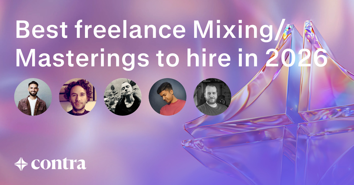 Audio Mixing and Mastering freelancers