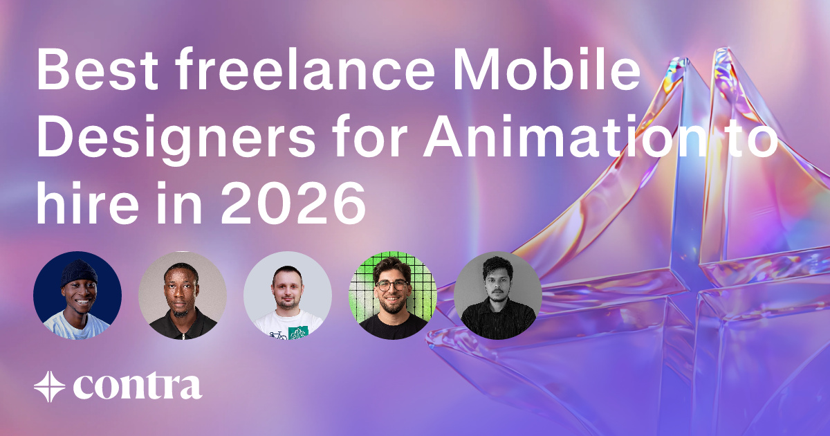 Mobile Design freelancers for Animation