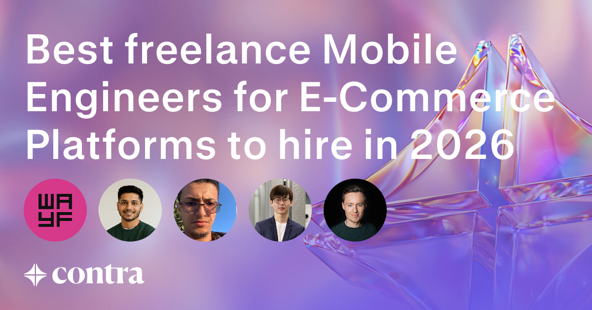 Mobile Development freelancers for E-Commerce Platforms