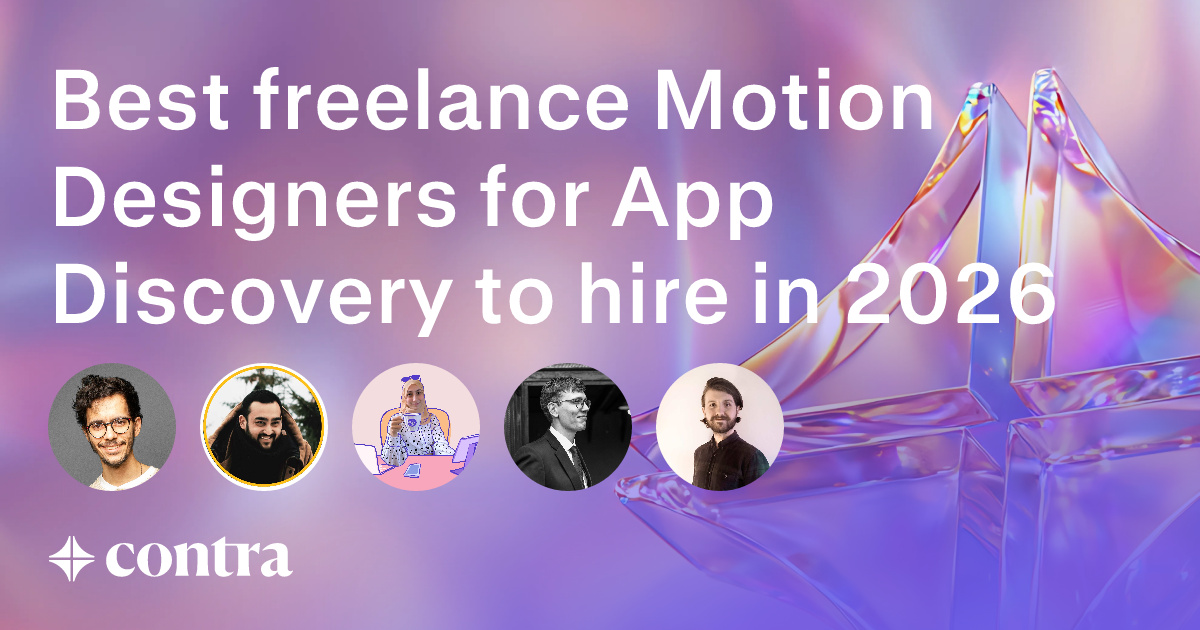 Motion Design freelancers for App Discovery
