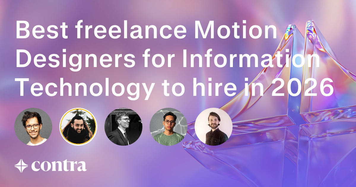 Motion Design freelancers for Information Technology