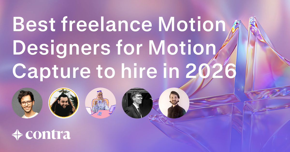 Motion Design freelancers for Motion Capture