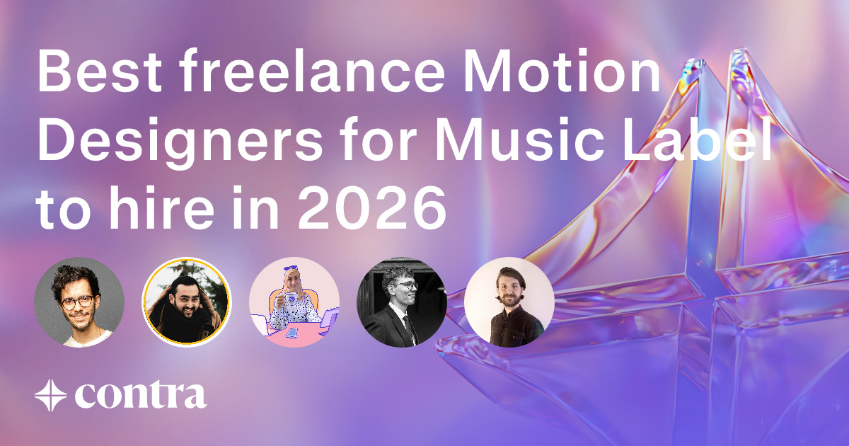 Motion Design freelancers for Music Label