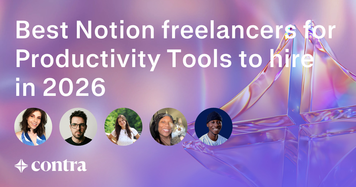 Notion freelancers for Productivity Tools