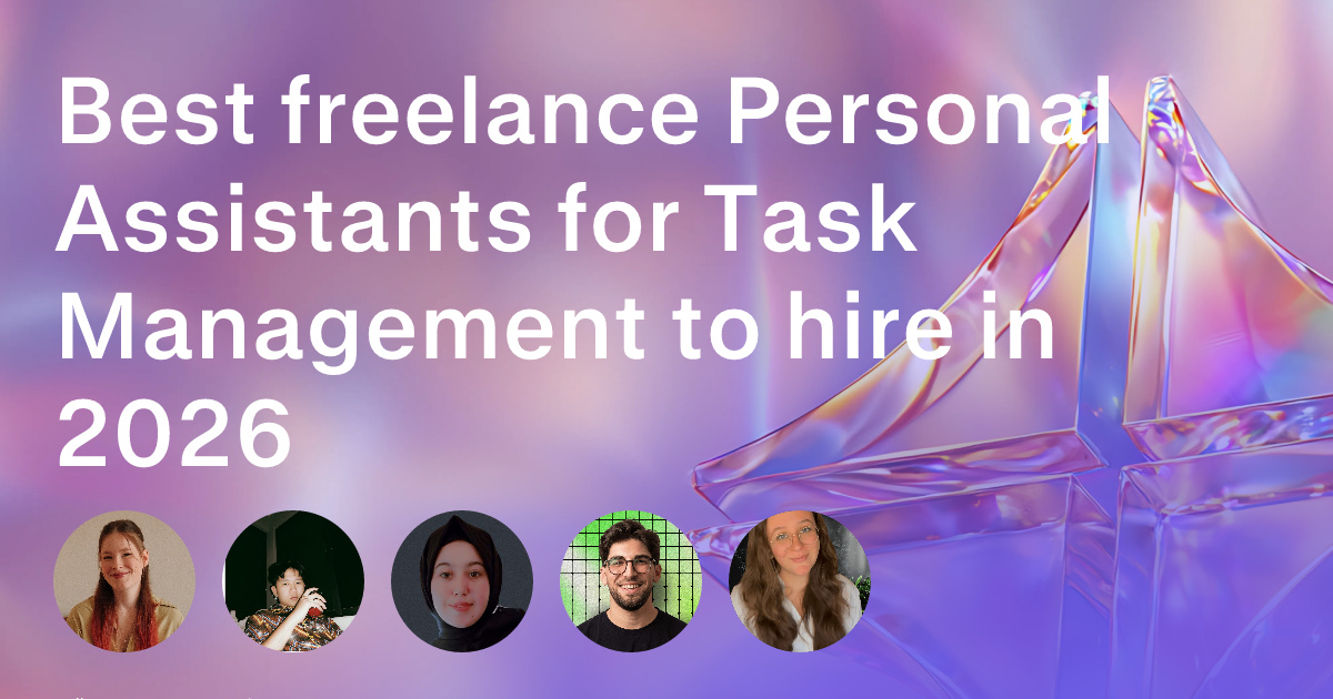Personal Assistance freelancers for Task Management