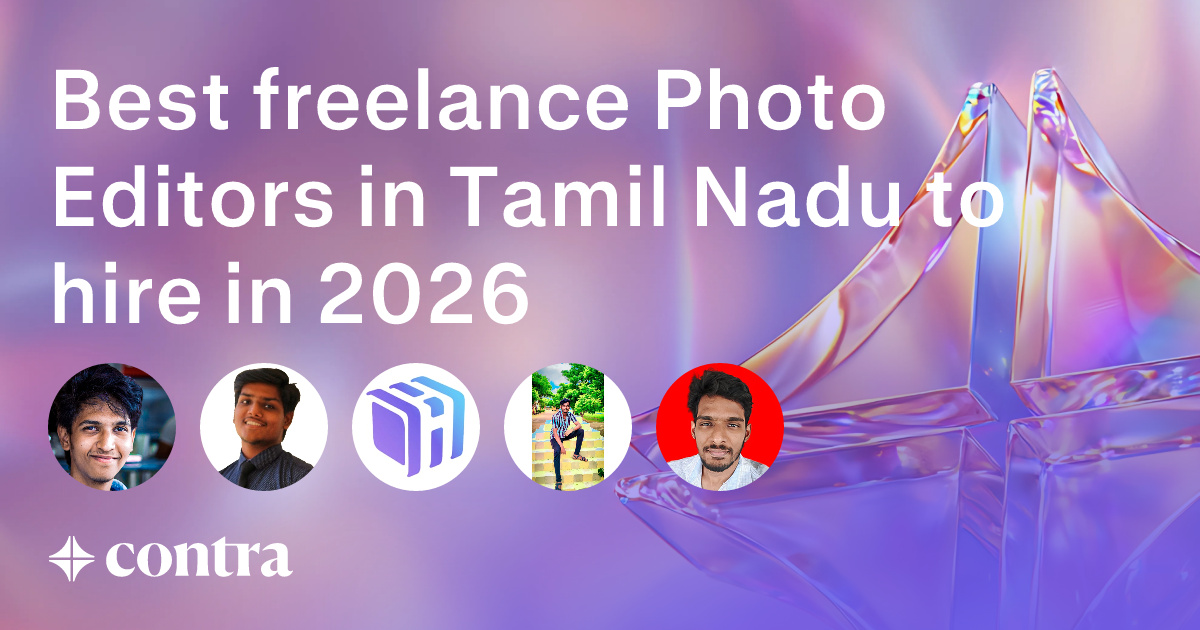 Photo Editing freelancers in Tamil Nadu