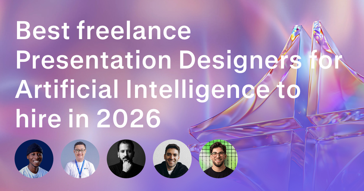 Presentation Design freelancers for Artificial Intelligence