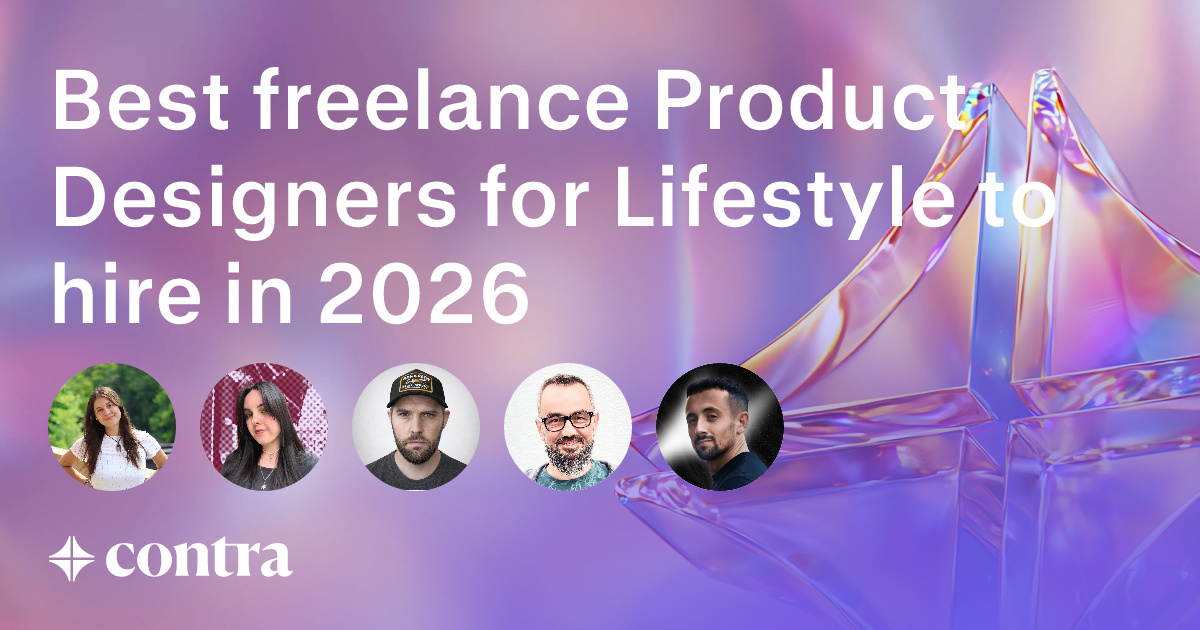 Product Design freelancers for Lifestyle