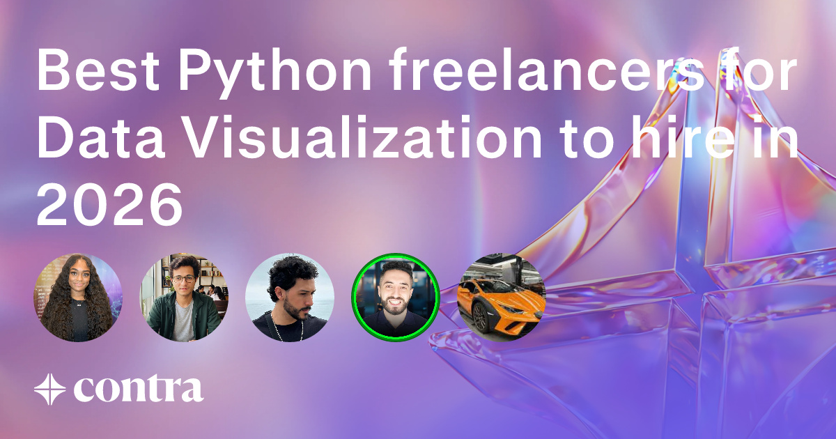 Python freelancers for Data Visualization