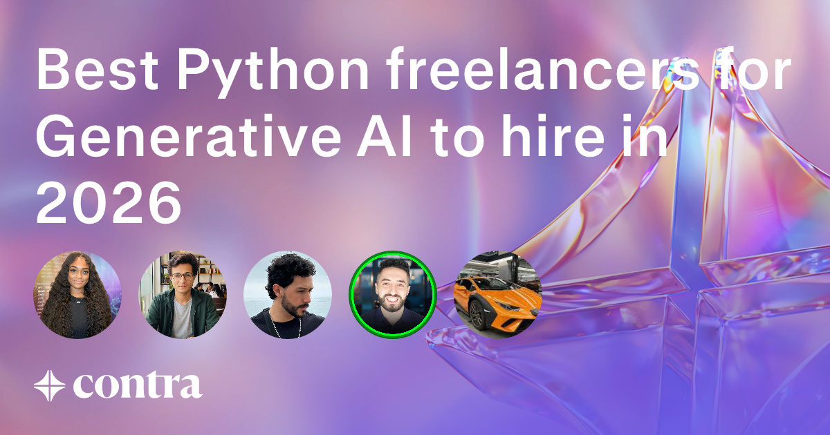 Python freelancers for Generative AI