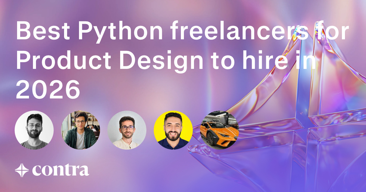 Python freelancers for Product Design