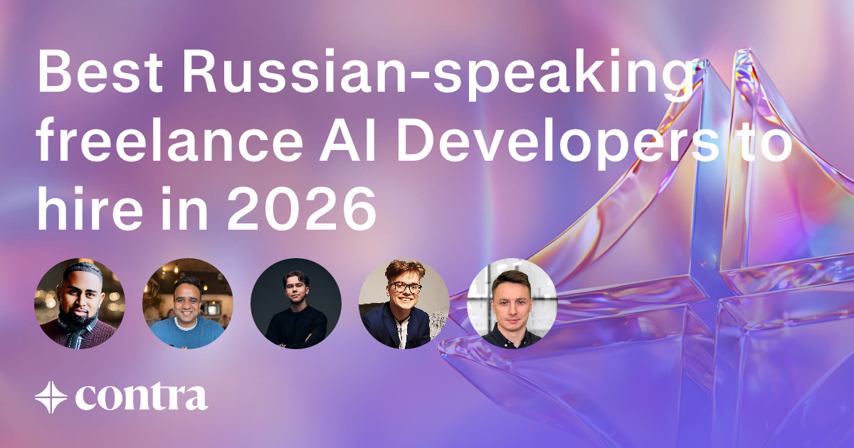 Russian-speaking AI Development freelancers