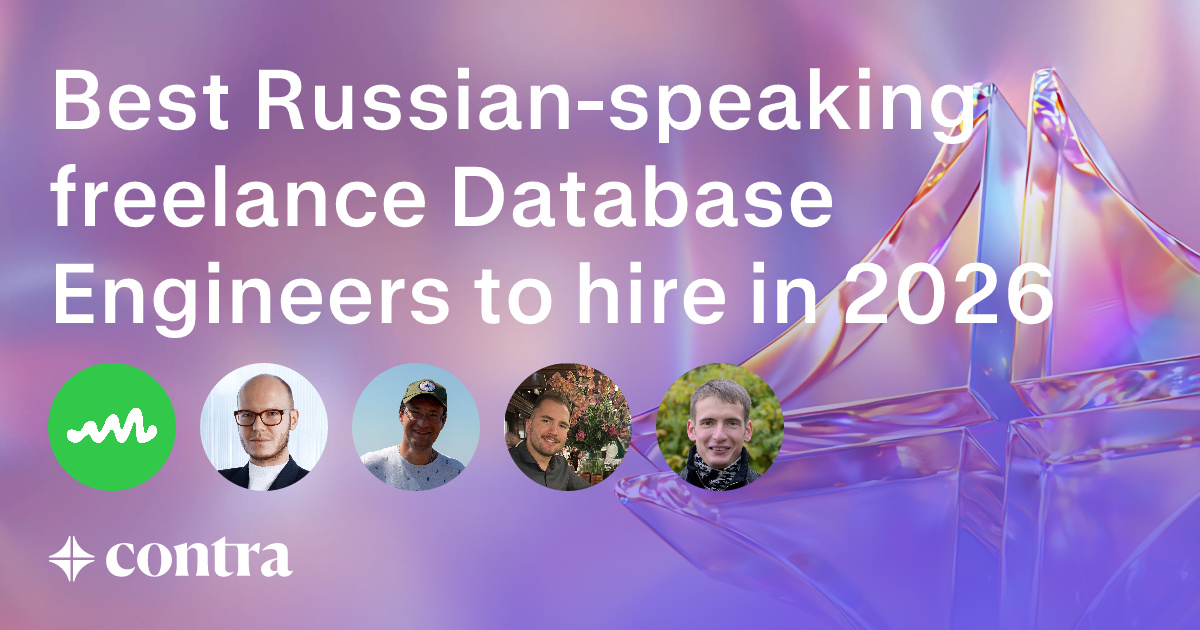 Russian-speaking Database Engineering freelancers