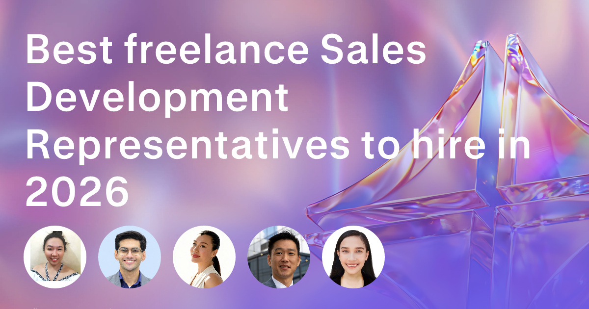Sales Development Representative freelancers